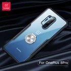 Натуральная XUNDD чехол для телефона для OnePlus X 8 8 Pro Противоударная подушка безопасности Бампер мягкая задняя прозрачная оболочка прикрепляющийся к защитное кольцо чехол