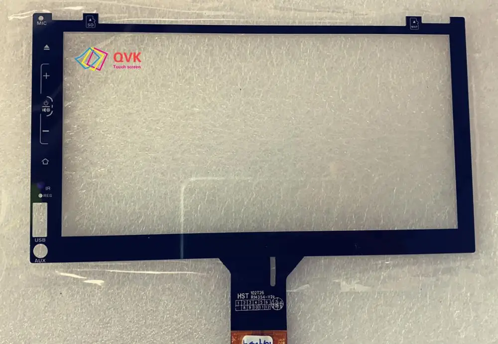 Черная Сенсорная панель scren P/N HST 102T26 R14354-V2 GPS сенсорная запасные части | Компьютеры