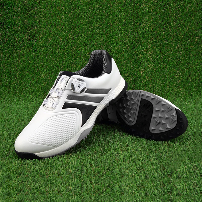 Удобная обувь для гольфа PGM мужские спортивные водонепроницаемые расширенные