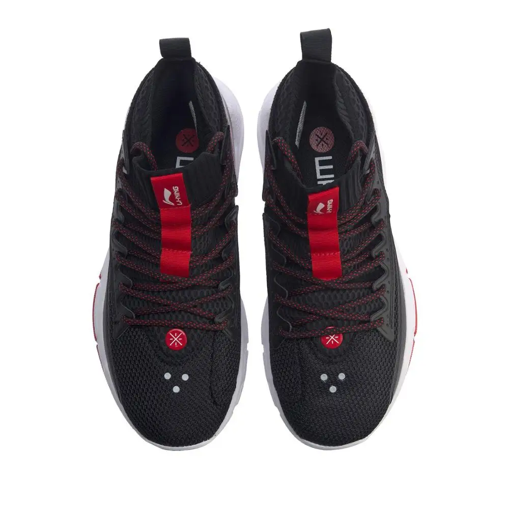 Li-Ning Мужская деление V Wade Профессиональная баскетбольная обувь на подушке, моно подкладка из пряжи, облачная спортивная обувь, кроссовки ABAP027 XYL269