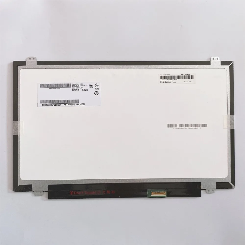 neworig for lenovo thinkpad 14 b140han01 3 fhd ips lcd screen t450 for laptop 04x5255 adjustable brightness free global shipping