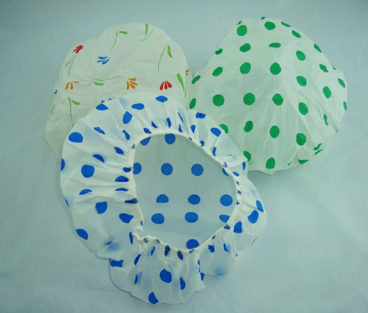 2 шт./лот Горячая Женская водонепроницаемая эластичная пластиковая шапочка для