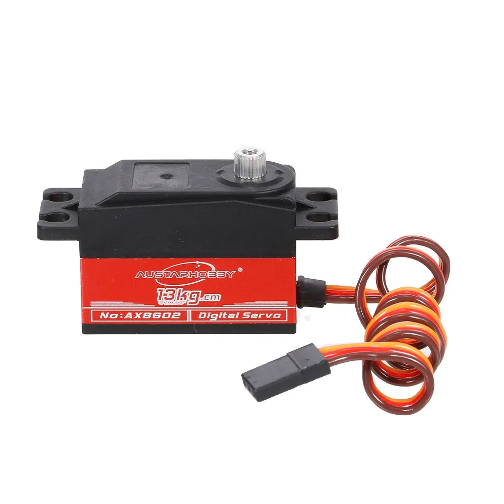 

13KG Digital Servo RC Servo High Torque Metal Gear Splash-proof Servo for 1/10 1/8 RC Car RC Boat RC Airplane RC Helicopter RC