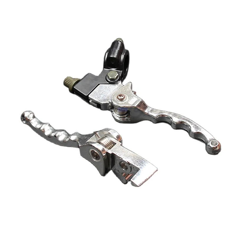 Серебристый алюминиевый складной рычаг сцепления тормозной для CRF KLX ESB XMoto Kayo