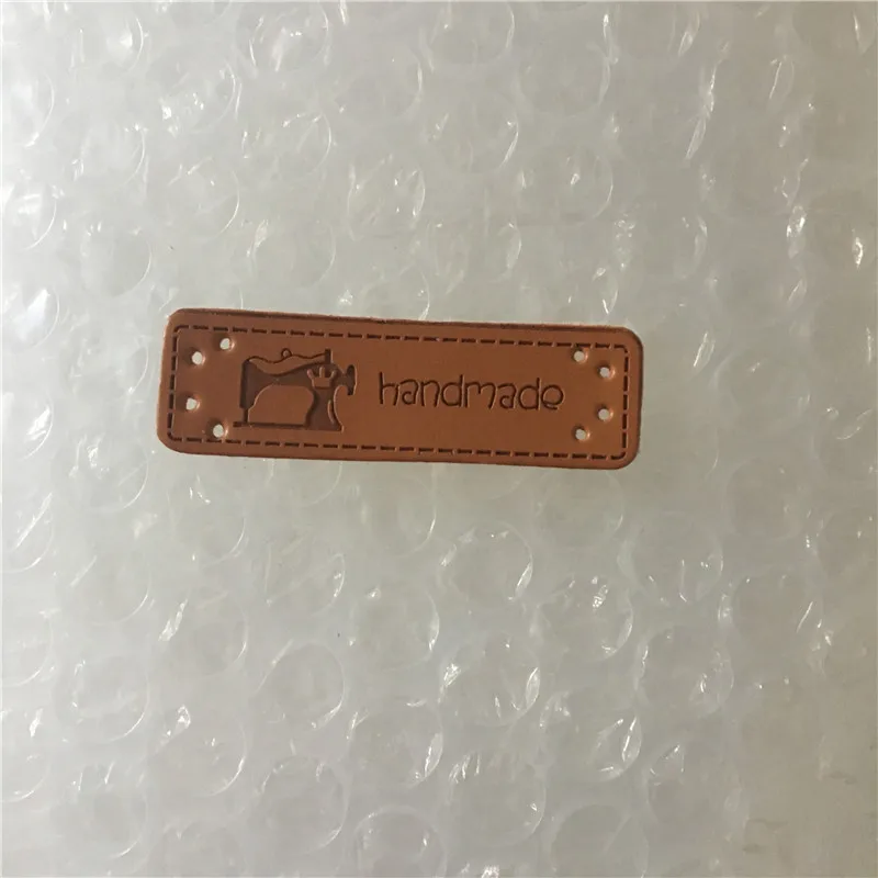 10 шт. этикетки ручной работы из тисненой искусственной кожи Аксессуары для