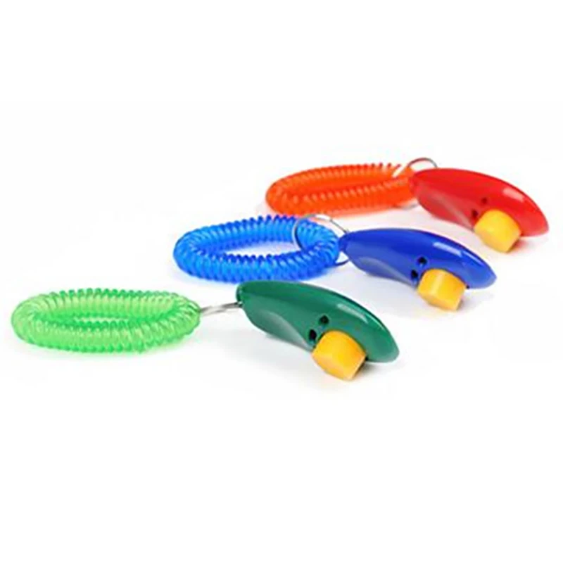 Ремешок для тренера горячий клик пластиковый случайного цвета кликер Новый