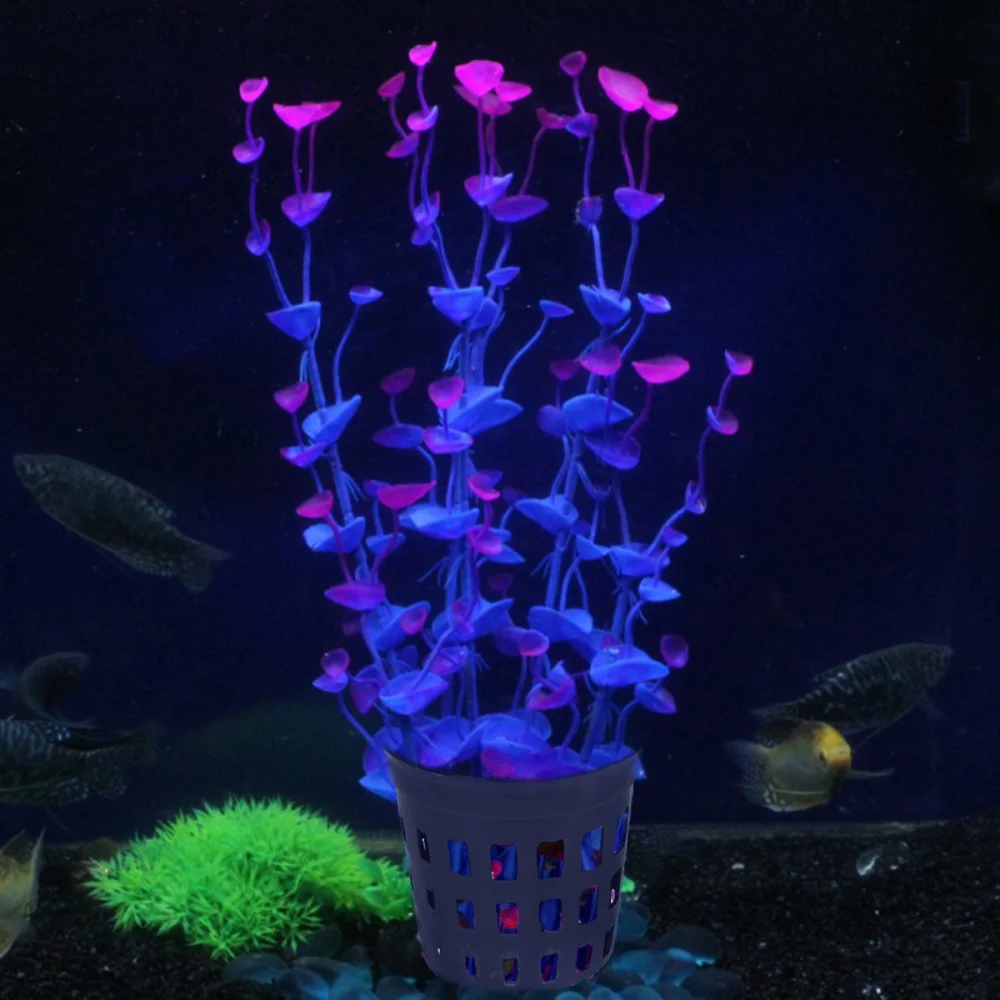

1pc Aquarium Pot Baskets Aquarium Aquatic Water Flower Plant Grass Planting Decor Black - Middle Size