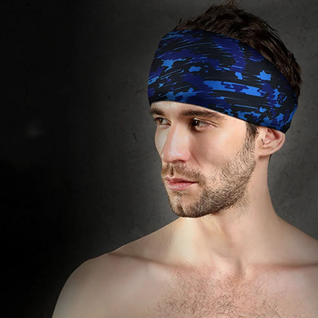 Повязка на голову для мужчин и женщин впитывающая пот Спортивная эластичная