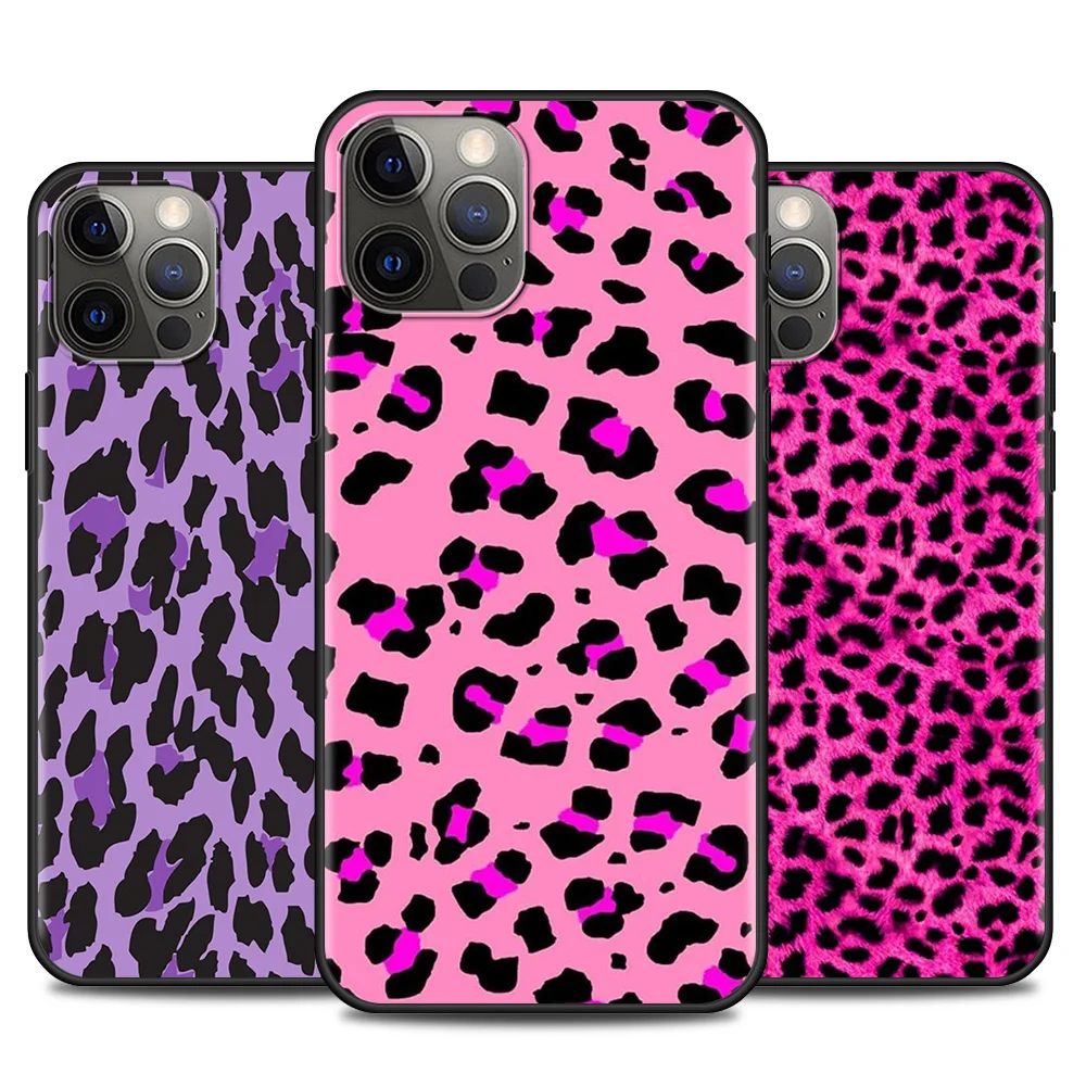 Модный чехол для телефона с леопардовым принтом Пантеры iPhone 11 13 12 Pro Max XS XR X 8 7 6s 6 Plus
