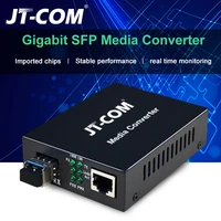 1gb sfp fiber to rj45 fiber optic media converter 1000mbps sfp fiber switch with sfp module compatible ciscomikrotikhuawei