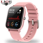 Смарт-часы LIGE P8 мужскиеженские с сенсорным экраном 2020 дюйма и Пульсометром