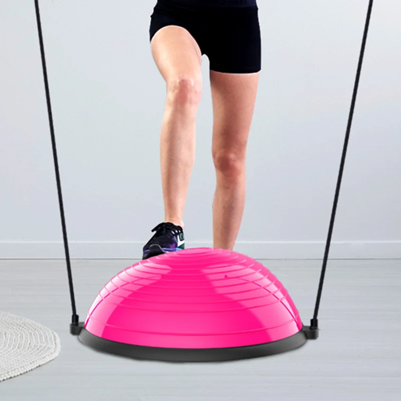 Фитнес полушарие крытый фитнес для йоги тренировочный баланс мяч координации