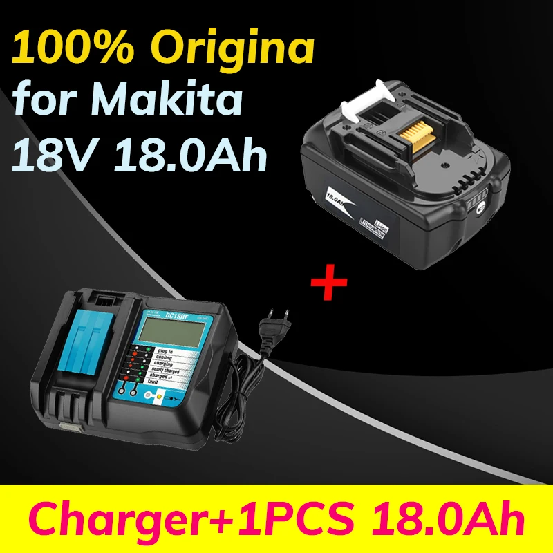 Аккумуляторные батареи BL1860 18В 18000 мАч литий-ионные для Makita аккумулятор 6Ah BL1840 BL1850