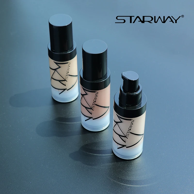 

STARWAY Foundation 6pcs Face Foundation Cream Concealer Waterproof Full Coverage Professional Matte Base Make Up Primer