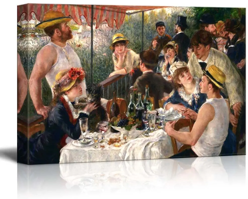 

wall26 Luncheon of The Boating Party by Renoir Canvas Art Wall Decor32 x48