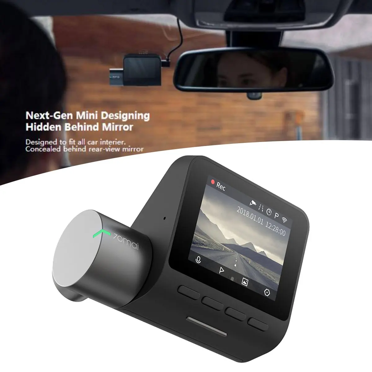 70mai Dash Cam Pro 1944P Smart car dvr Dash камера монитор парковки IMX335 140 градусов FOV 64GB ночная версия китайская версия