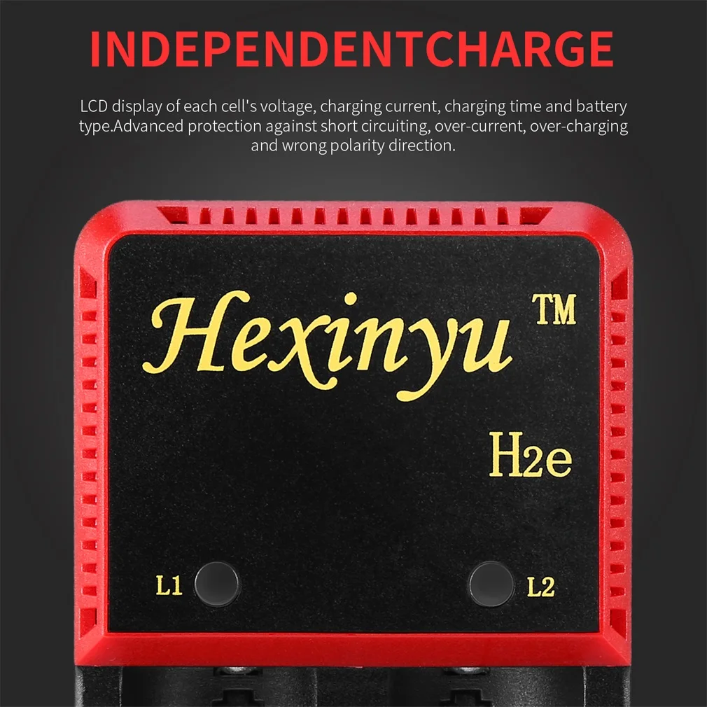 Зарядное устройство для аккумуляторов с цифровым ЖК дисплеем Улучшенная защита