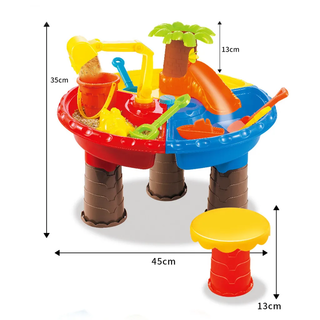 Ведро песка грунтовых вод Открытый Сад Набор для песочницы играть песок стол