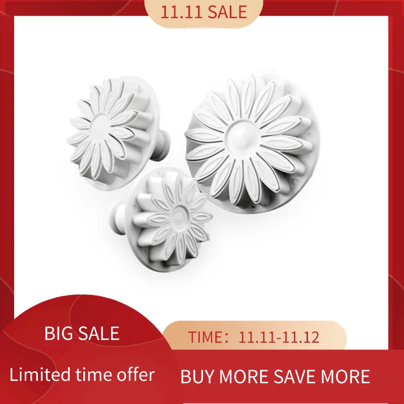 Прожилками Подсолнечник Гербера и резец в форме маргаритки плунжера ремесла |