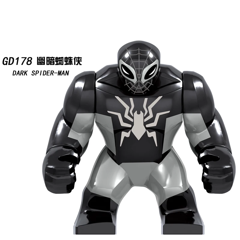 Большой размер Человек паук в стальной броне Железный человек Thanos Infinity Gauntlet Killer