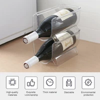 champagne storage box universal bottle holder beverage bottle organizer wine rack stackable refrigerator organizer