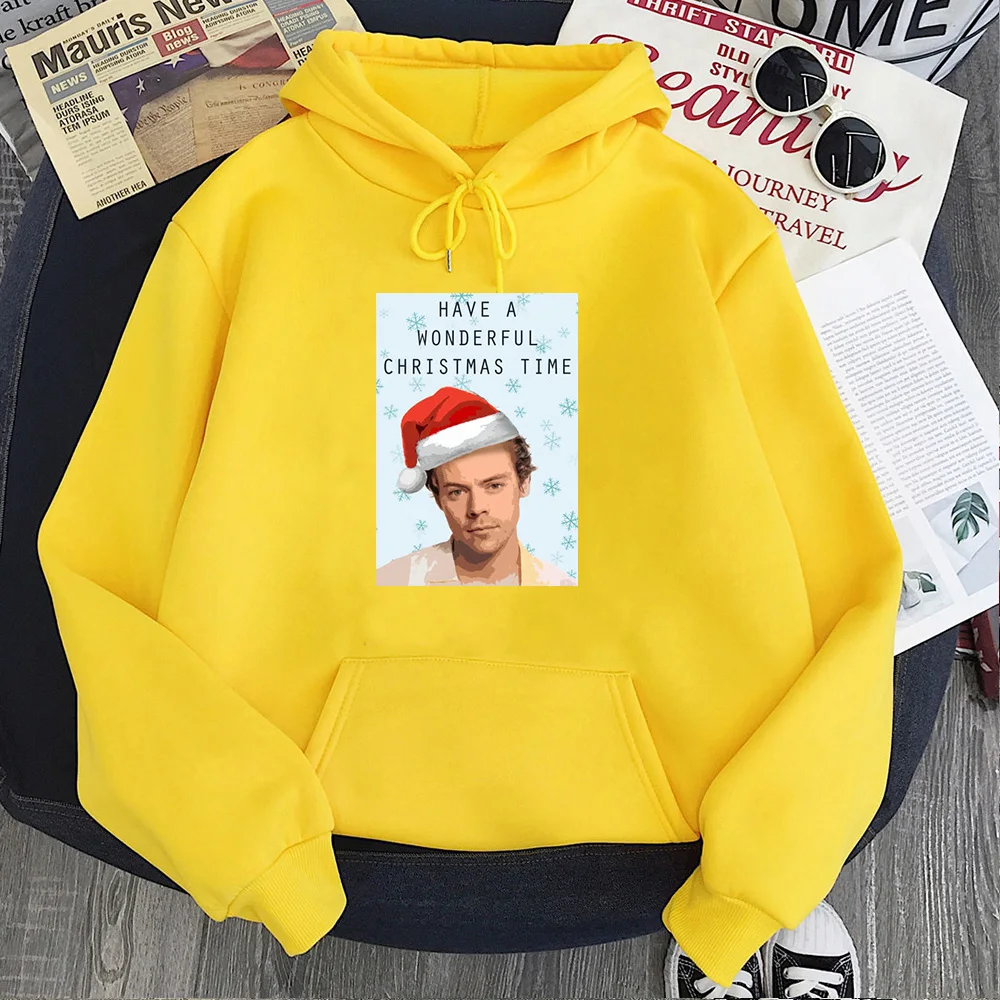 

Vintage Christmas Hoodies Men Have A Wonder Christmas Time Printing Sweatshirt Men Vintage Winter Clothes New