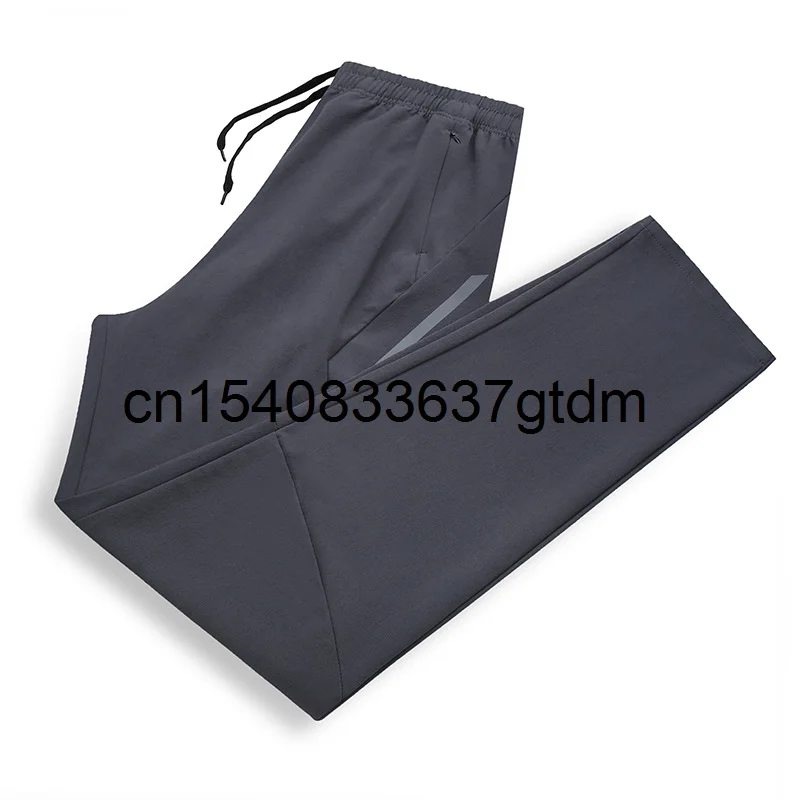 

Spring and autumn thin men's fat plus size stretch quick drying sports pants