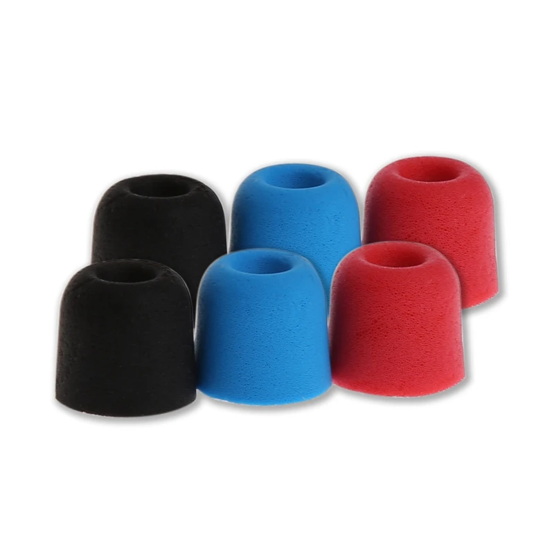 

3 Pairs T100-T400 Earbud Anti-Sweat Soft Memory Foam Eartip For In-Ear Earphone