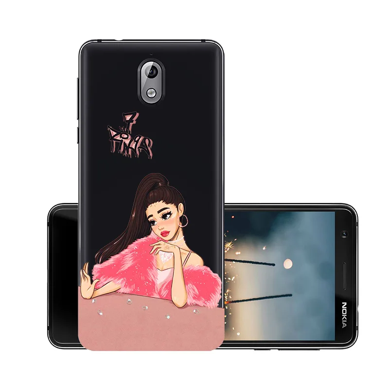 Змонлинери Мода девушка Раскрашенный чехол для Nokia 3.1 2.1 Мама силиконовый TPU телефон для плюс задняя крышка