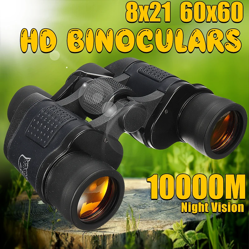 Бинокль 60x60 телескопы высокого разрешения с ночным видением для наблюдения за