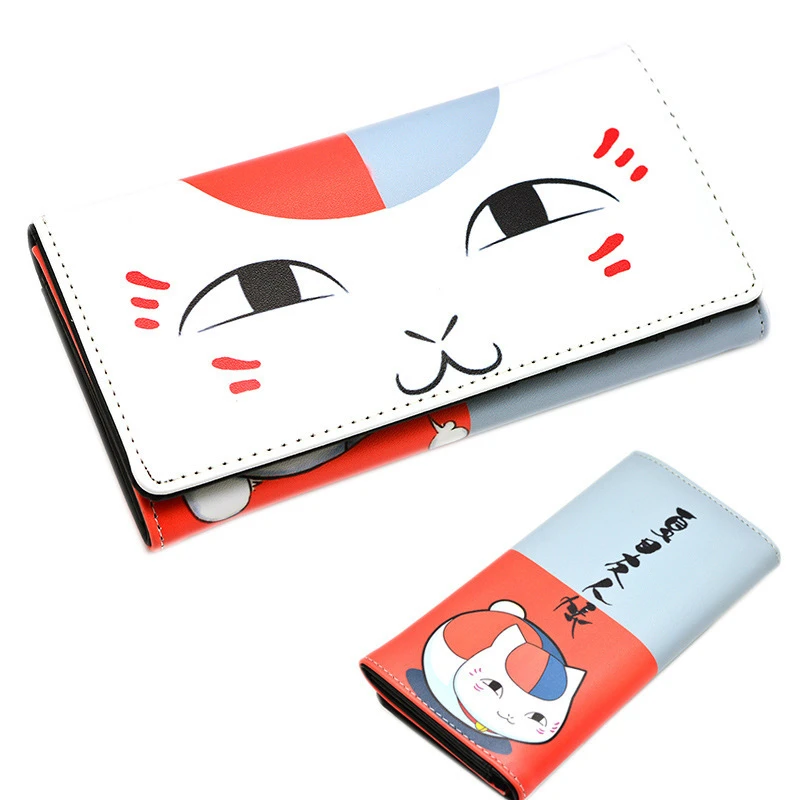 Кошелек из искусственной кожи Natsume's Book of Friends Длинный кошелек с красочным