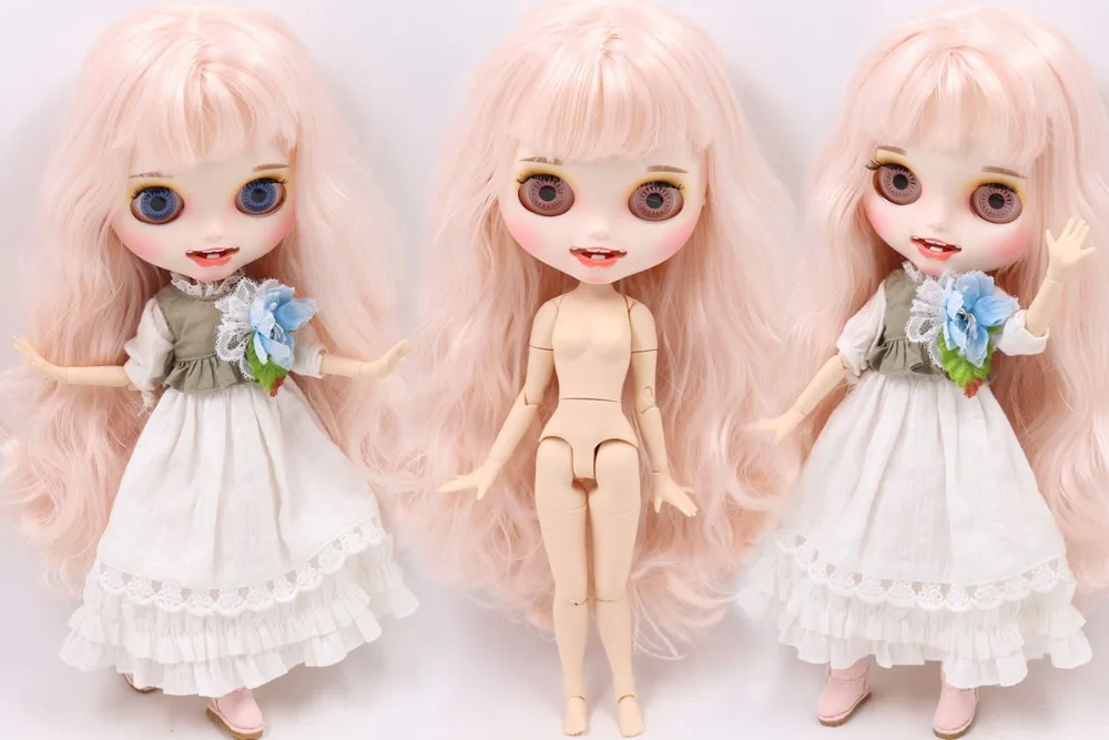 ICY Blyth кукла на заказ с руками Набор для тела Новая Улыбка Рот матовое лицо 1/6 игрушки BJD DIY модные куклы подарок для девочки специальное предложение