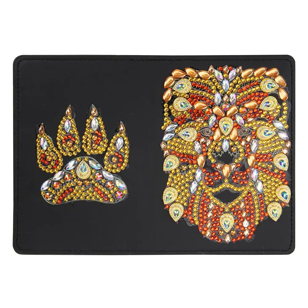 Кожаная обложка для паспорта сделай сам креативная защита со стразами особой