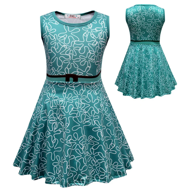 

2021Summer Baby Girls Birthday Dress inside out Kids Princess Costumes Party Cosplay Frocks Toddler Dresses Children Vestidos
