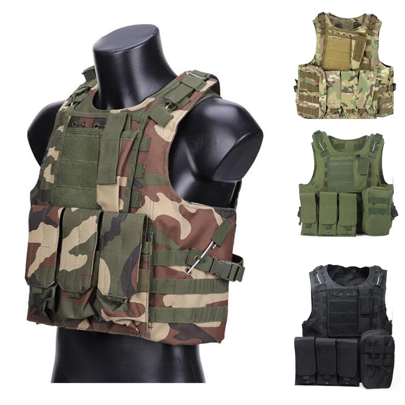 Военный амфибия камуфляж модуль армейский боевой жилет многоцелевой