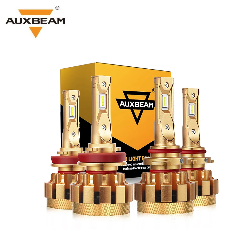 Auxbeam Автомобильные светодиодные лампы для фар наборами по 2 пары 9005 + H11 разъем LED 70