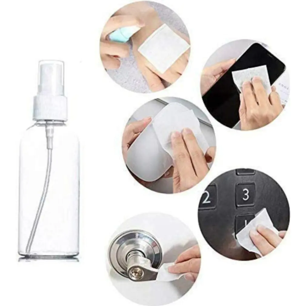 

Refillable Spray Bottles Travel Transparent Plastic Perfume Bottle Mini Empty Cosmetic Containers Spray Makeup Tool