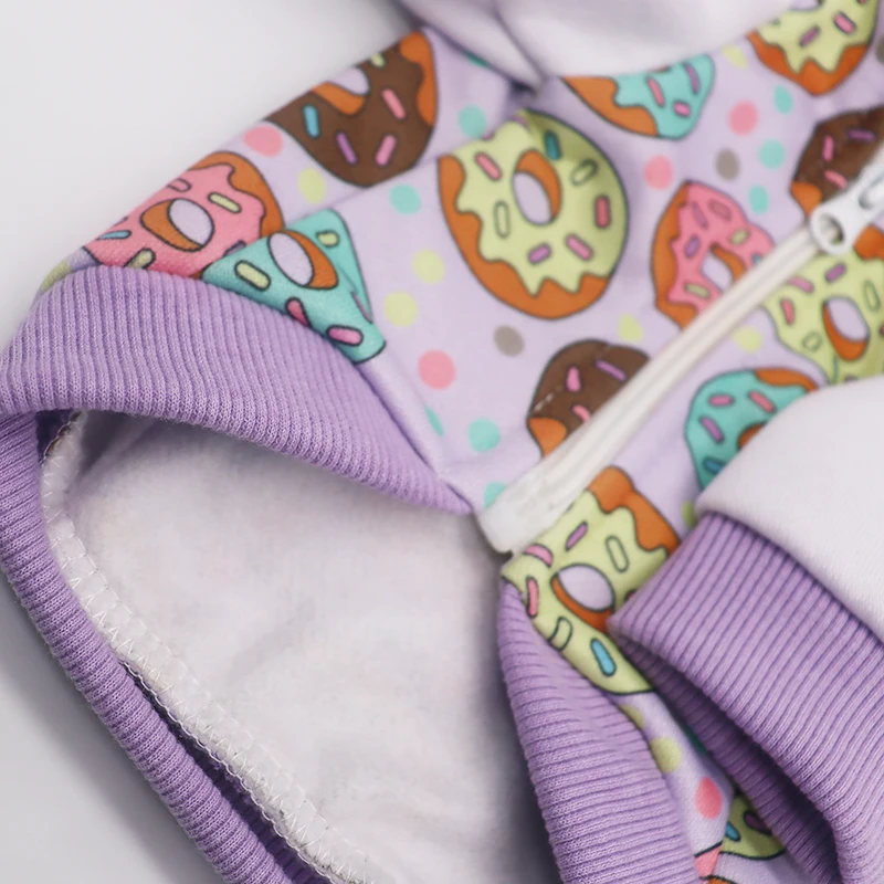 Куртка для собак с изображением французского бульдога зимняя одежда щенков