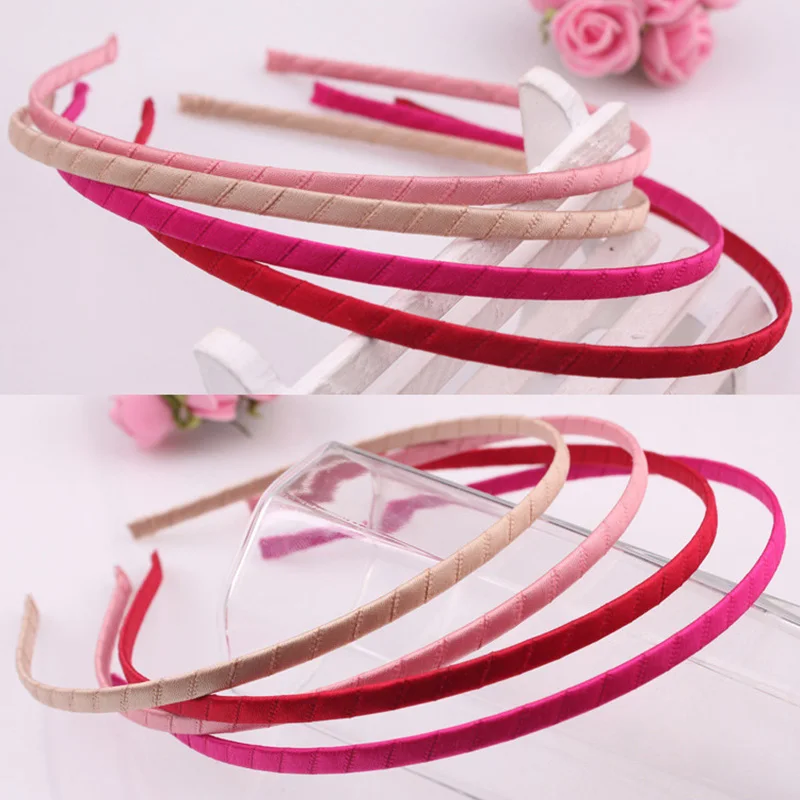 1 шт. модный атласный обруч для волос карамельных цветов тонкий ручной работы