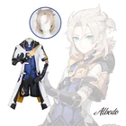 Костюм альбедо из игры Genshin Impact, парики для косплея, униформа аниме, карнавальные костюмы на Хэллоуин, мужские костюмы на заказ