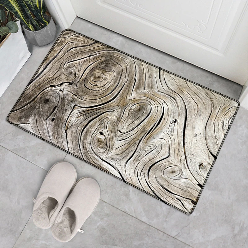 

Kitchen Mat Bedroom Living Room Carpet Entrance Doormat Home Hallway Balcony Floor Mat Wood Bath Mat Bathroom Hogar alfombra Rug