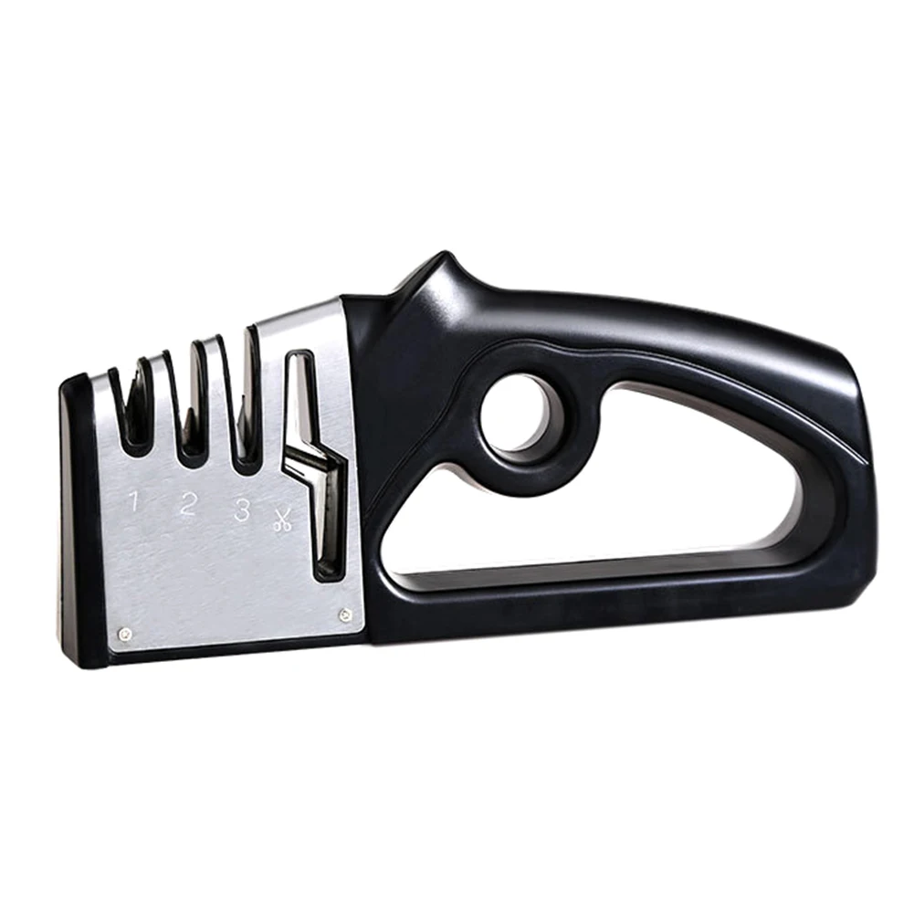 

4 In 1 ABS Material Home Kitchen Professional Quick Sharpeners Knife Shear Blade Grinder Kitchen Whetstone Sharpening Stone Tool