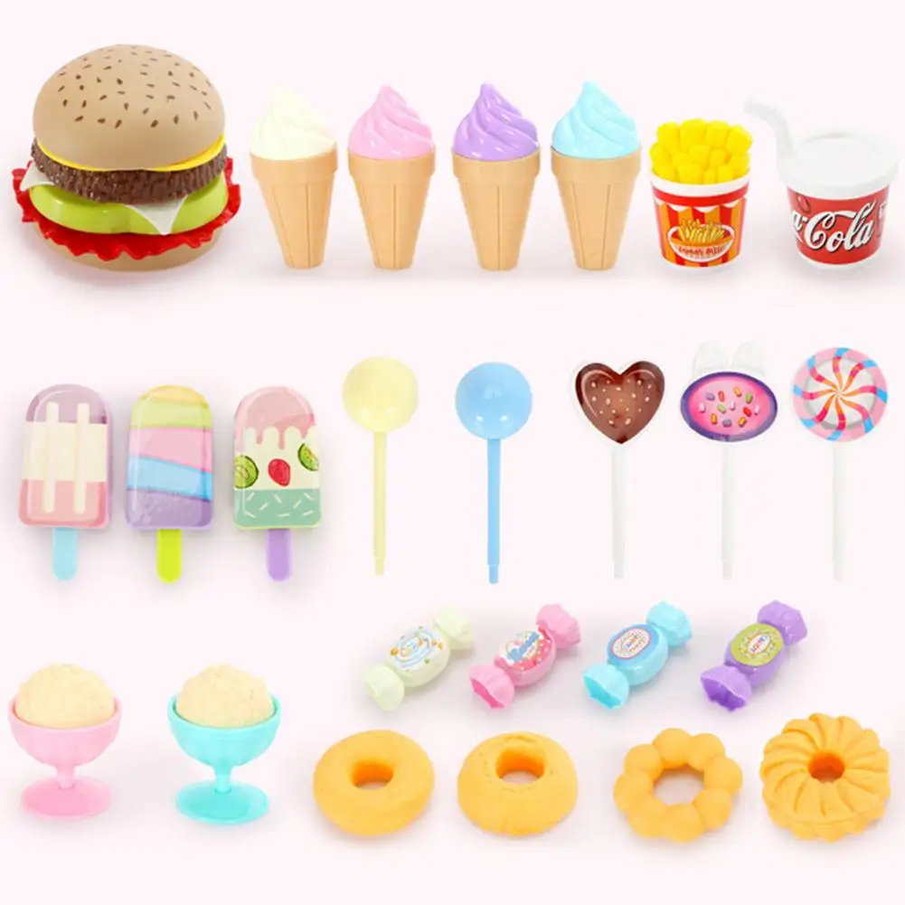 

Plastic Mini Candy Trolley Ice Cream Candy Cart Educational Toy Pretend Play Set For 3 Years Old And Above