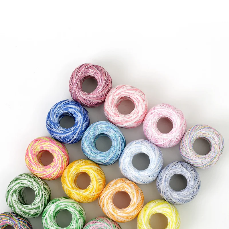 Тонкая пряжа для вязания крючком 27 цветов мягкие аксессуары шитья|Нитки пряжи| |