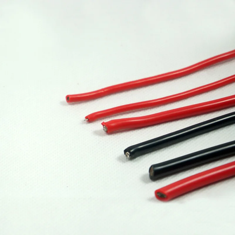 Силиконовый провод для радиоуправляемого квадрокоптера 2 м 10/12/14/16 AWG | Игрушки и