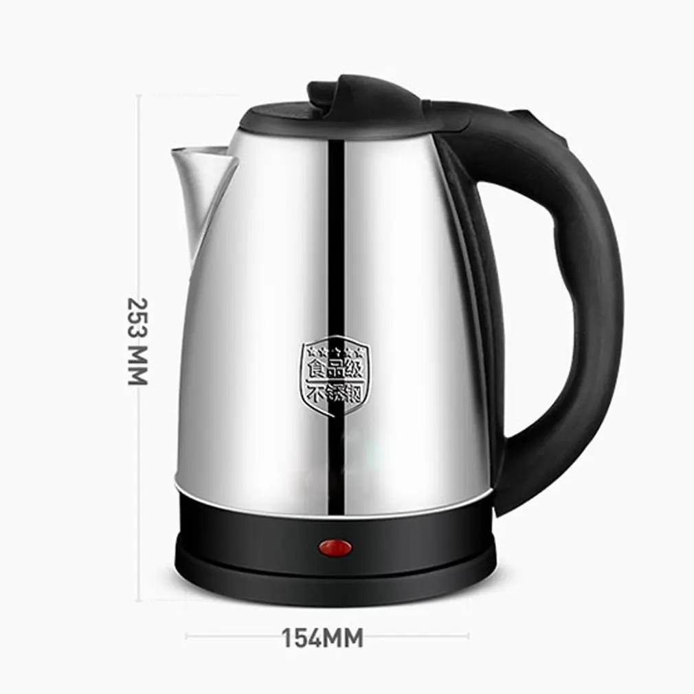 

Electric Kettle Energy-efficient Anti-dry Waterkoker Protection Heating Underpan Automatic Cut Off Jug Kettle Stainless Steel 2L