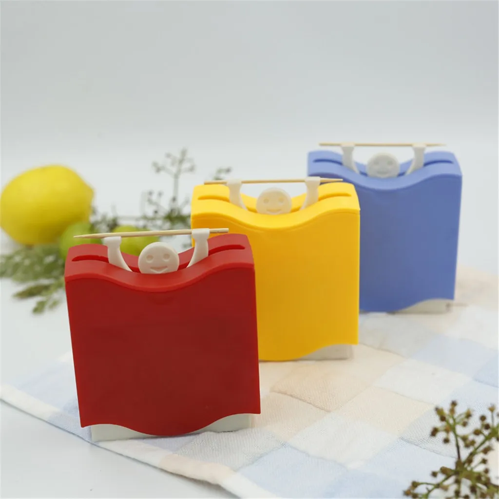 Многофункциональные забавные принадлежности новая коробка для зубочисток со