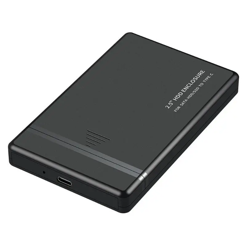 Портативный 2,5 дюймовый HDD SSD корпус ноутбук ПК 480 Мбит/с футляр для внешнего жесткого диска установка без инструментов со светодиодный индикатор
