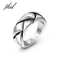 jhsl vintage statement rings for men 316l stainless steel fashion jewelry gift us size 7 8 9 10 11
