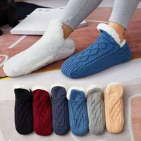 floor socks and hosiery covers plush thickened winter female adult warm indoor socks mens socks overshoes socks